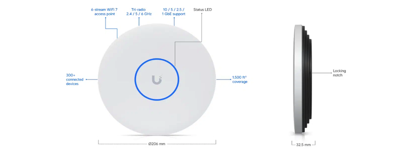 UniFi U7 Pro XG Chính Hãng